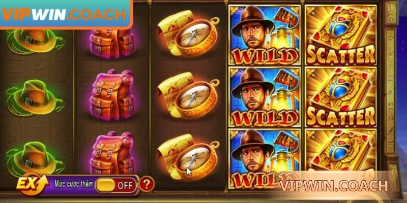 Scatter giúp kích hoạt lượt quay miễn phí tạo cơ hội